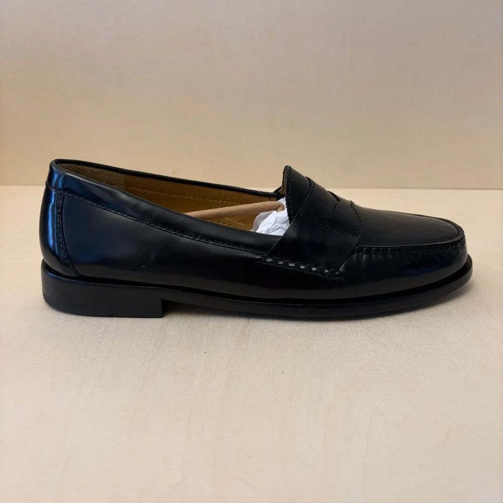 Cole Haan Pinch Prep Penny Loafers Mens 11 Black Slip On Dress Shoes New